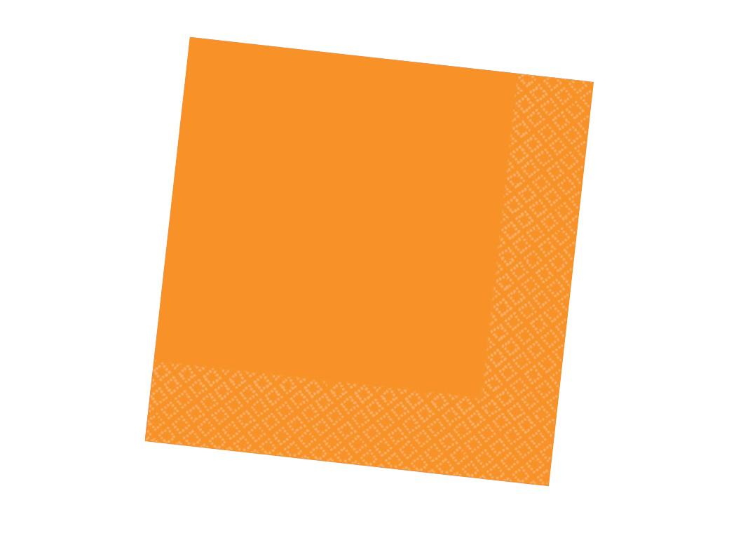 Orange Lunch Napkins 40pk