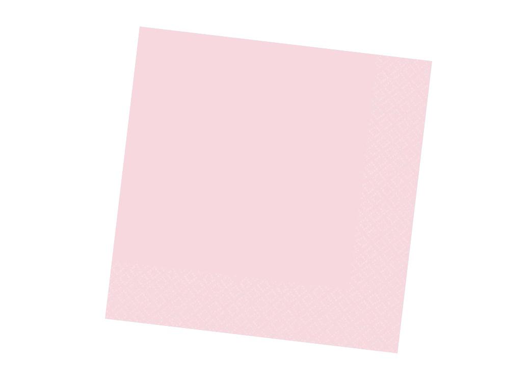 Pastel Pink Lunch Napkins 40pk