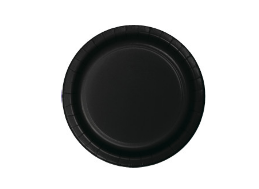 Lunch Plate - Black - 20pk