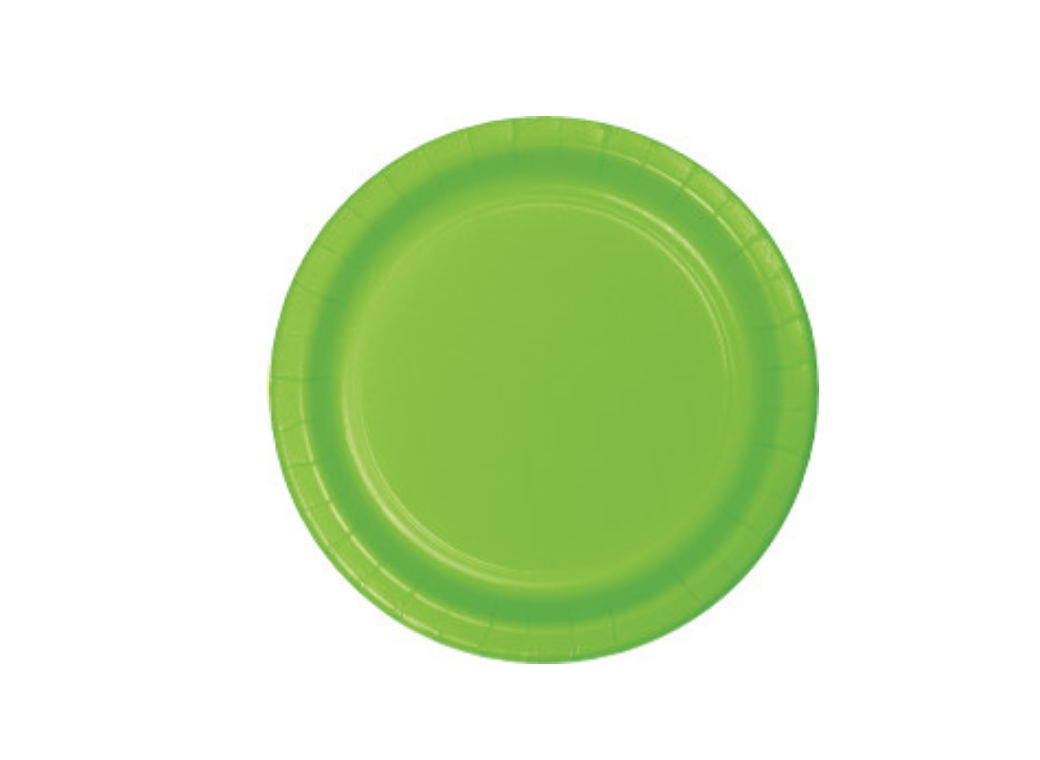 Lunch Plates - Kiwi Green - 20pk