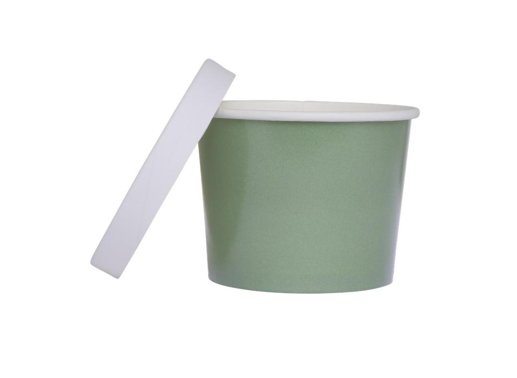 Luxe Paper Tub with Lid 5pk - Eucalyptus