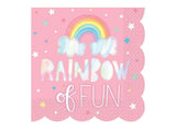 Magical Rainbow Lunch Napkins 16pk