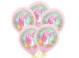 Magical Unicorn Balloons 5pk