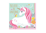 Magical Unicorn Beverage Napkins 16pk