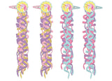 Magical Unicorn Hair Clips 4pk