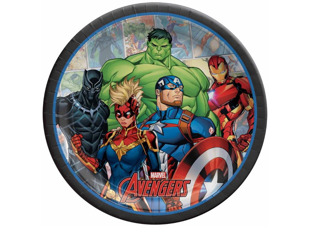 Marvel Avengers Dinner Plates 8pk