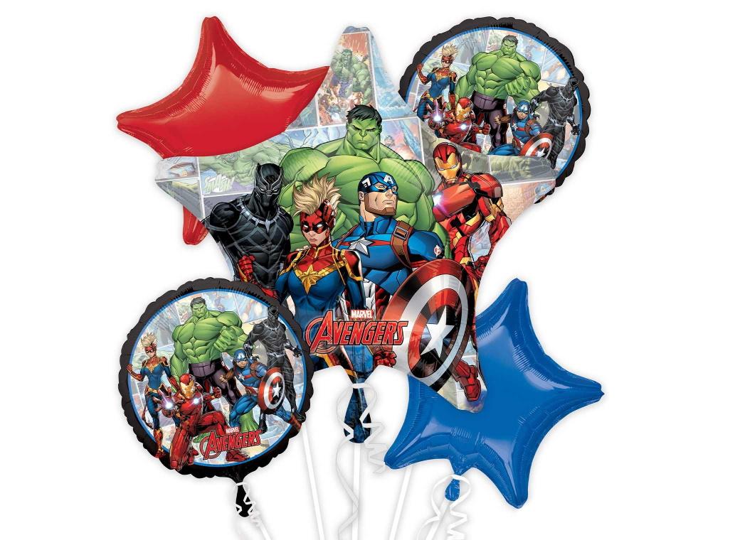 Avengers Foil Balloon Bouquet