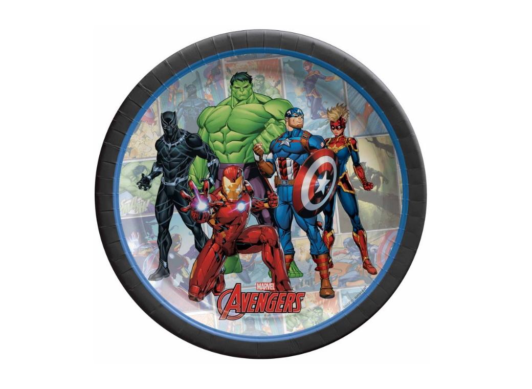 Avengers Lunch Plates 8pk