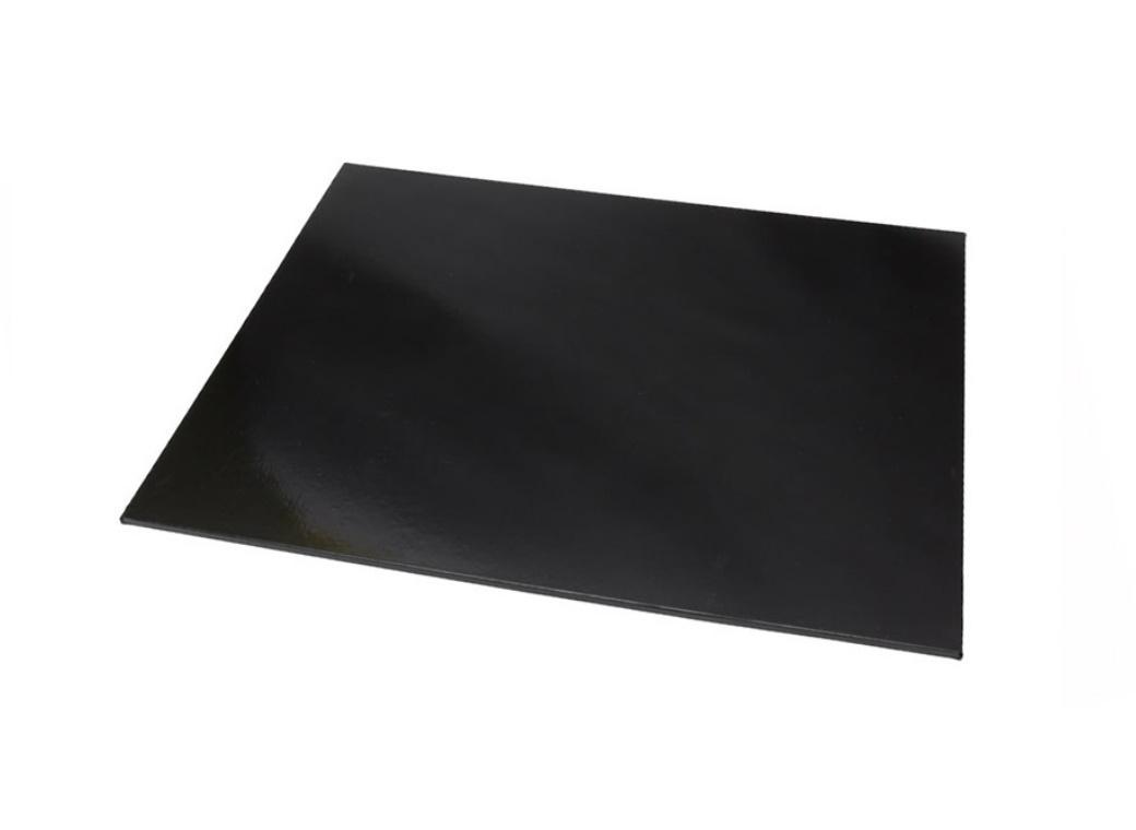 Black Masonite Cake Board Rectangle