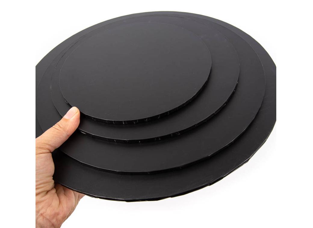 Matte Black Cake Board Round - 10"