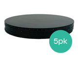 Black 10" Cake Board 6mm - 5pk