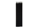 Matte Black Taper Candles 10pk