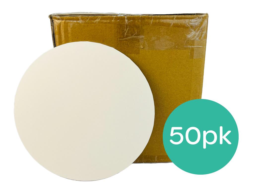 White 12" Cake Board 6mm - 50pk