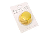 Medium Gold Foil Cupcake Cases 50pk