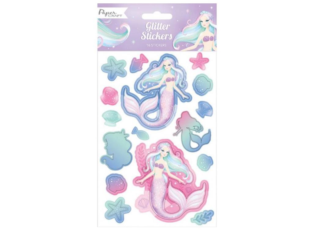 Mermaid Glitter Stickers