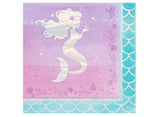 Mermaid Shine Lunch Napkins 16pk