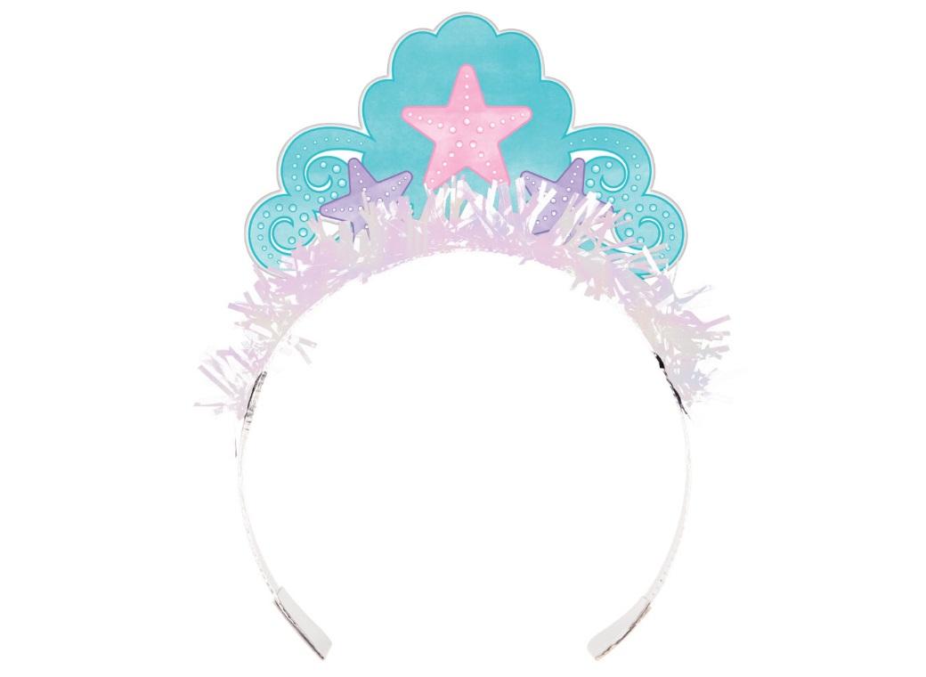 Mermaid Shine Tiaras 8pk