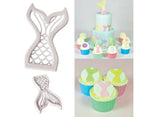 Mermaid Tails Cookie Cutters 2pc