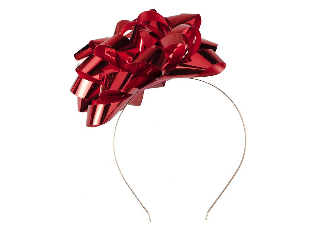 Merry & Bright Present Bow Christmas Headband