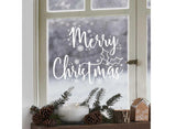 Merry Christmas Window Decals 2pk