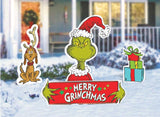 Merry Grinchmas Lawn Signs