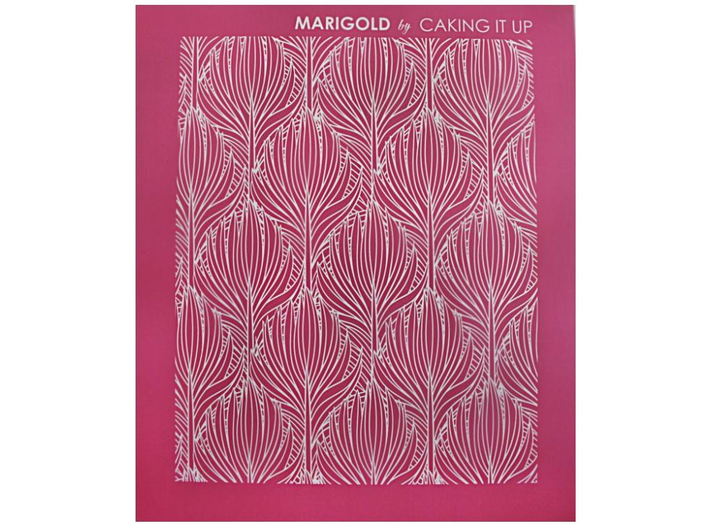 Caking It Up - Mesh Stencil Marigold