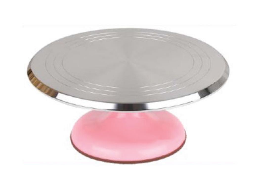 Metal Turntable - Pink Base