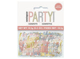 Metallic Confetti Scatters - Happy Birthday