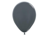 Metallic Graphite Silver Balloon - Single