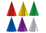 Party Hats Rainbow Metallic 12pk