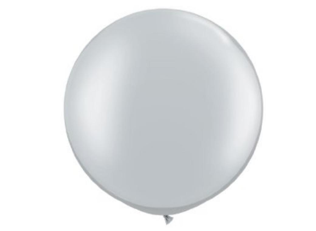 Jumbo Balloon - Metallic Silver