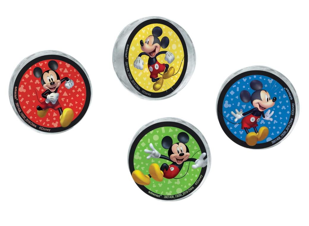 Mickey Mouse Bounce Balls 4pk