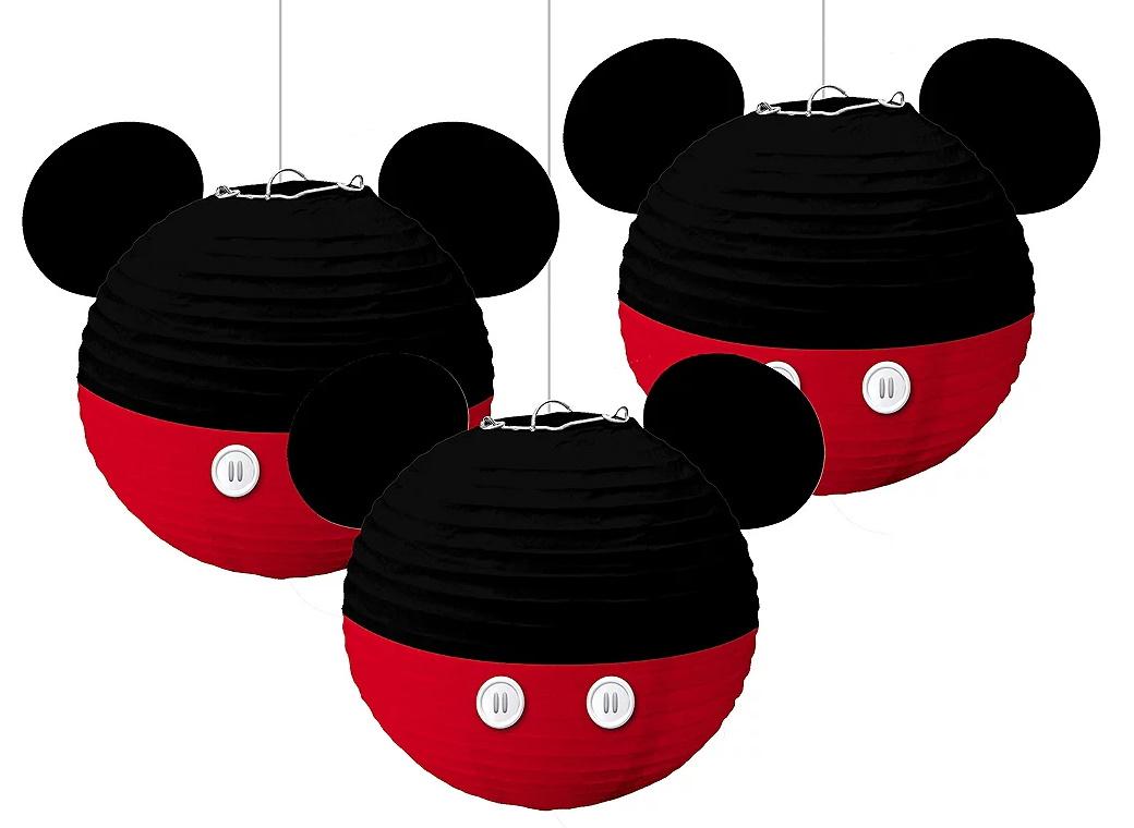 Mickey Mouse Forever Paper Lanterns 3pk