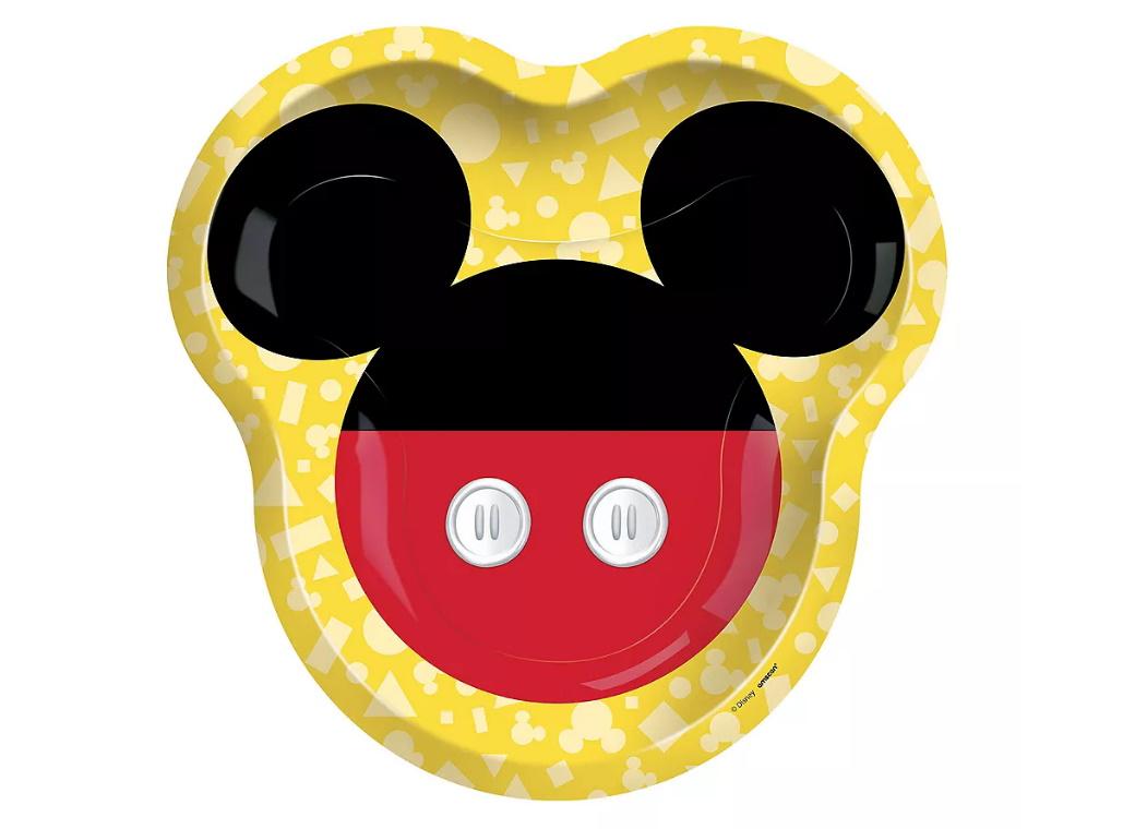 Mickey Mouse Forever Shaped Plates 8pk