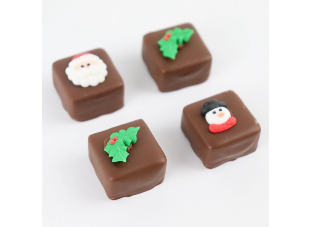 Milk Chocolate Caramels - Christmas Decs 4pk