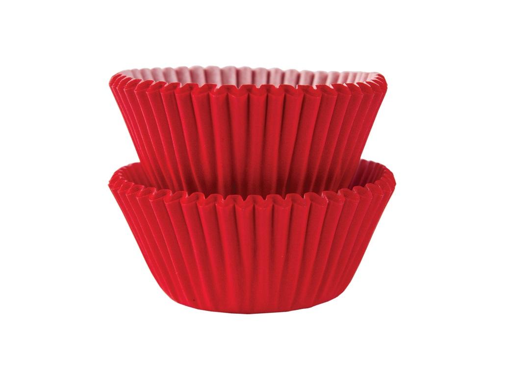 Mini Cupcake Cases 100pk - Red