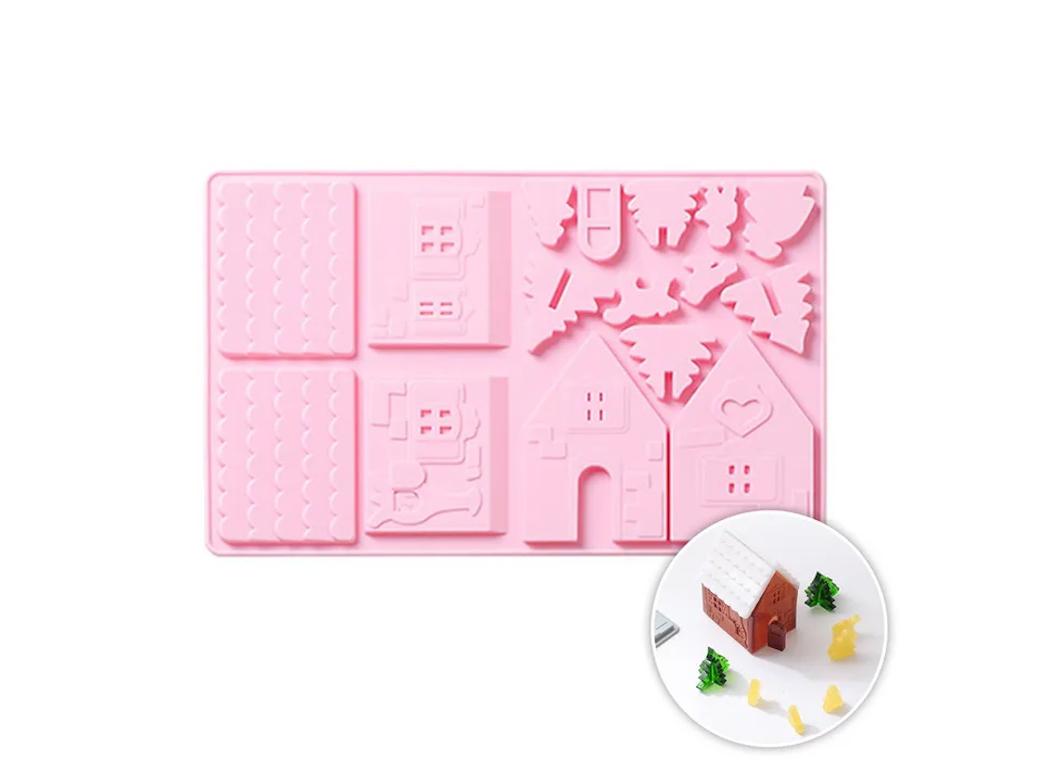 Gingerbread House Silicone Mould - Mini