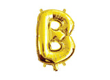 Mini Gold Foil Balloon - Letter B