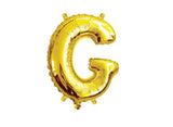 Mini Gold Foil Balloon - Letter G