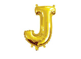 Mini Gold Foil Balloon - Letter J