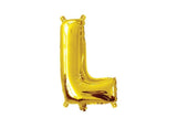 Mini Gold Foil Balloon - Letter L