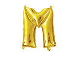 Mini Gold Foil Balloon - Letter M