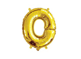 Mini Gold Foil Balloon - Letter O