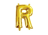 Mini Gold Foil Balloon - Letter R