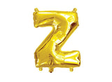 Mini Gold Foil Balloon - Letter Z