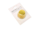 Mini Gold Foil Cupcake Cases 50pk