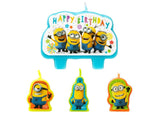 Minions Moulded Candles Set