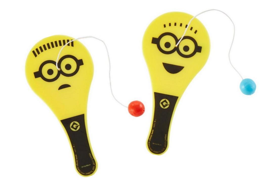 Minions Paddle Ball Favours 12pk