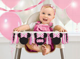 Minnie 1st Birthday Deluxe High Chair Banner