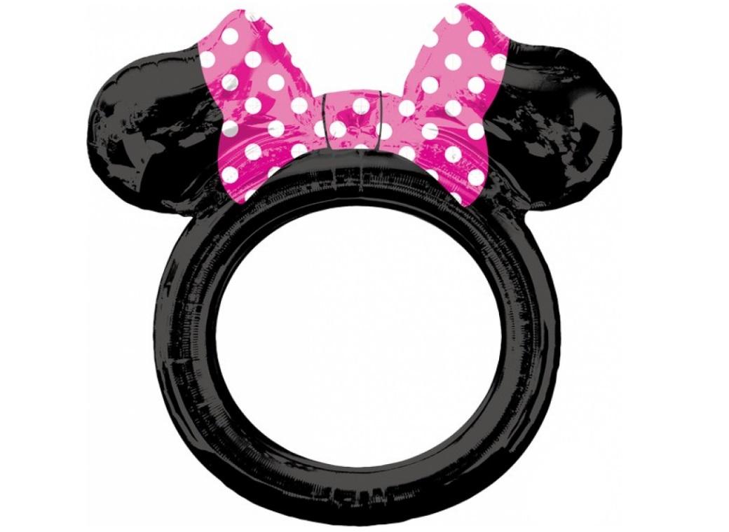 Minnie Mouse Ears Frame Balloon